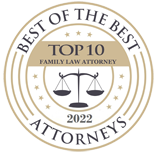 Best of the Best Attorneys - Top 10 Family Law Attorney 2022 badge